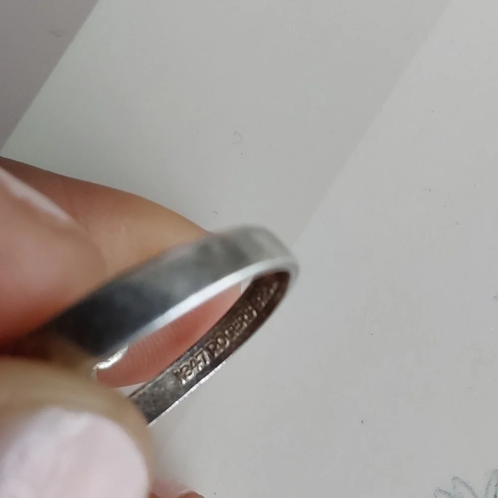 VINTAGE SPOON 1847 ROGERS‎ BROS SILVER WOMEN'S RING SIZE 6-6.5